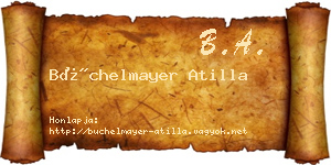 Büchelmayer Atilla névjegykártya